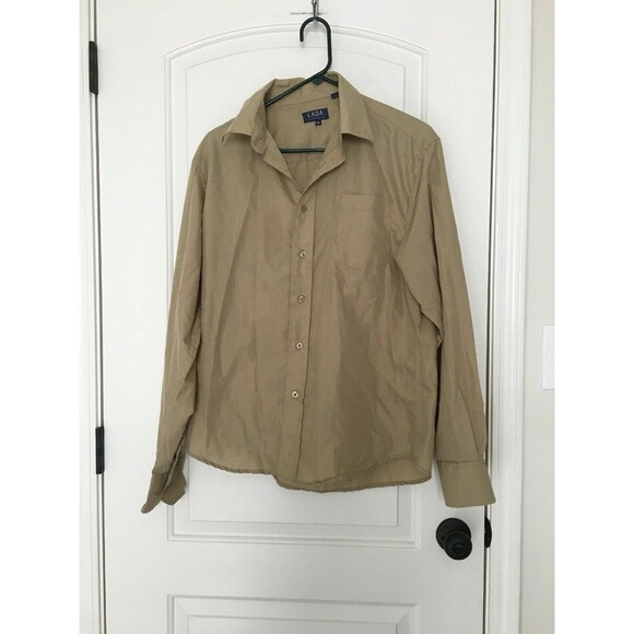 Lada Men's Collection Long Sleeve Button Down Shirt Size M Choose Your Color - Picture 1 of 12